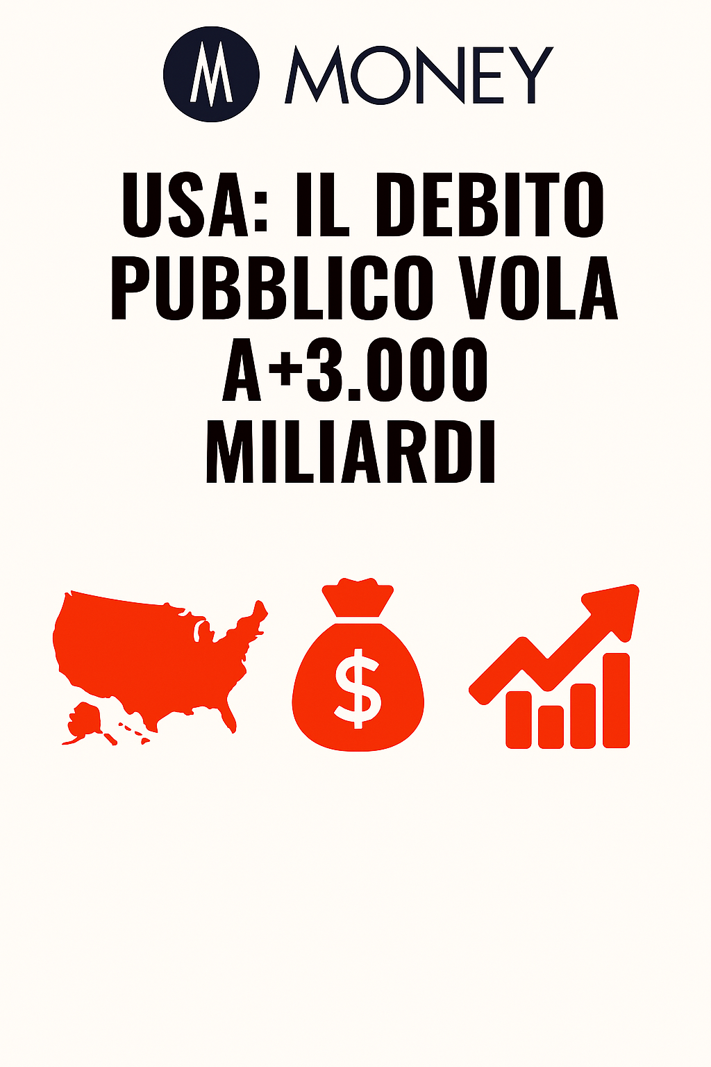 USA: approvato nuovo mega-bilancio, il debito pubblico vola a +3.000 miliardi