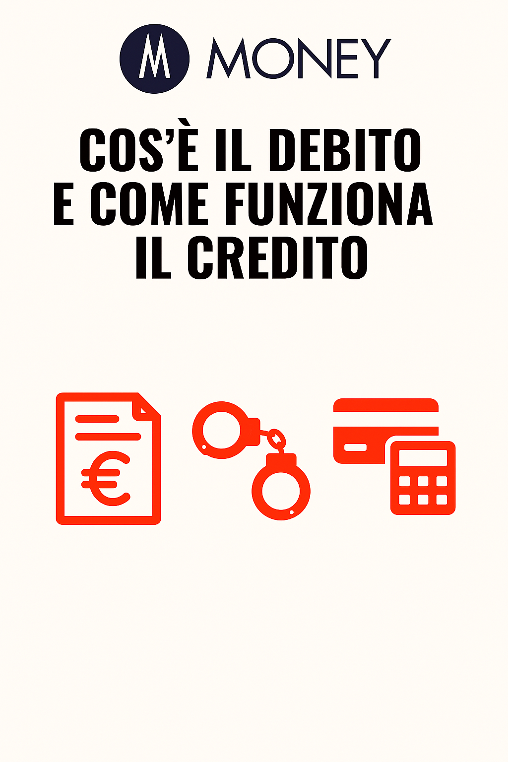 Cos’è il debito e come funziona il credito