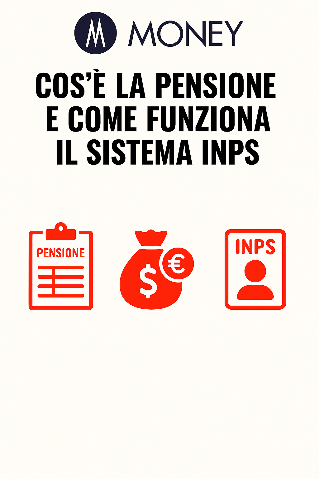 Cos’è la pensione e come funziona il sistema INPS