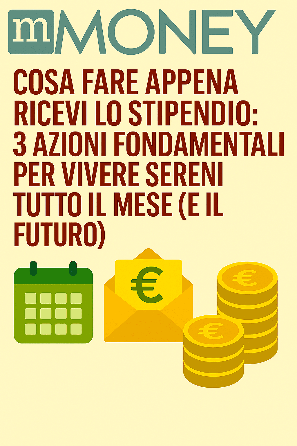 Cosa Fare Appena Ricevi lo Stipendio: 3 Azioni Fondamentali per Vivere Sereni Tutto il Mese (e il Futuro)