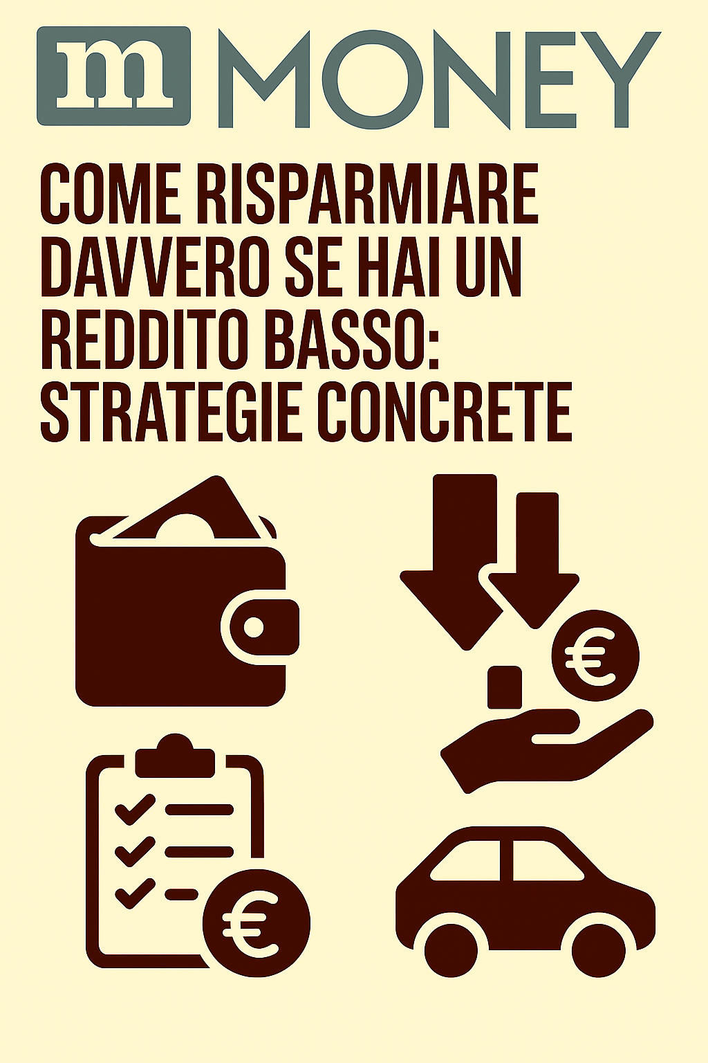 Come Risparmiare Davvero se Hai un Reddito Basso: Strategie Concrete