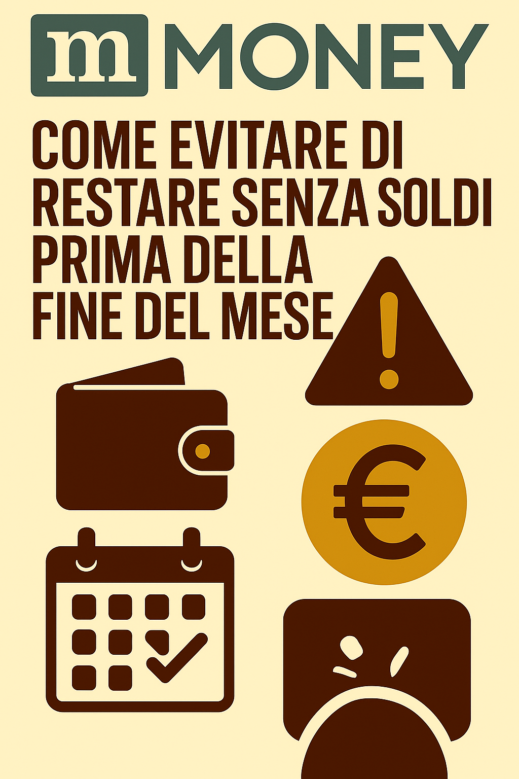 Come evitare di restare senza soldi prima della fine del mese