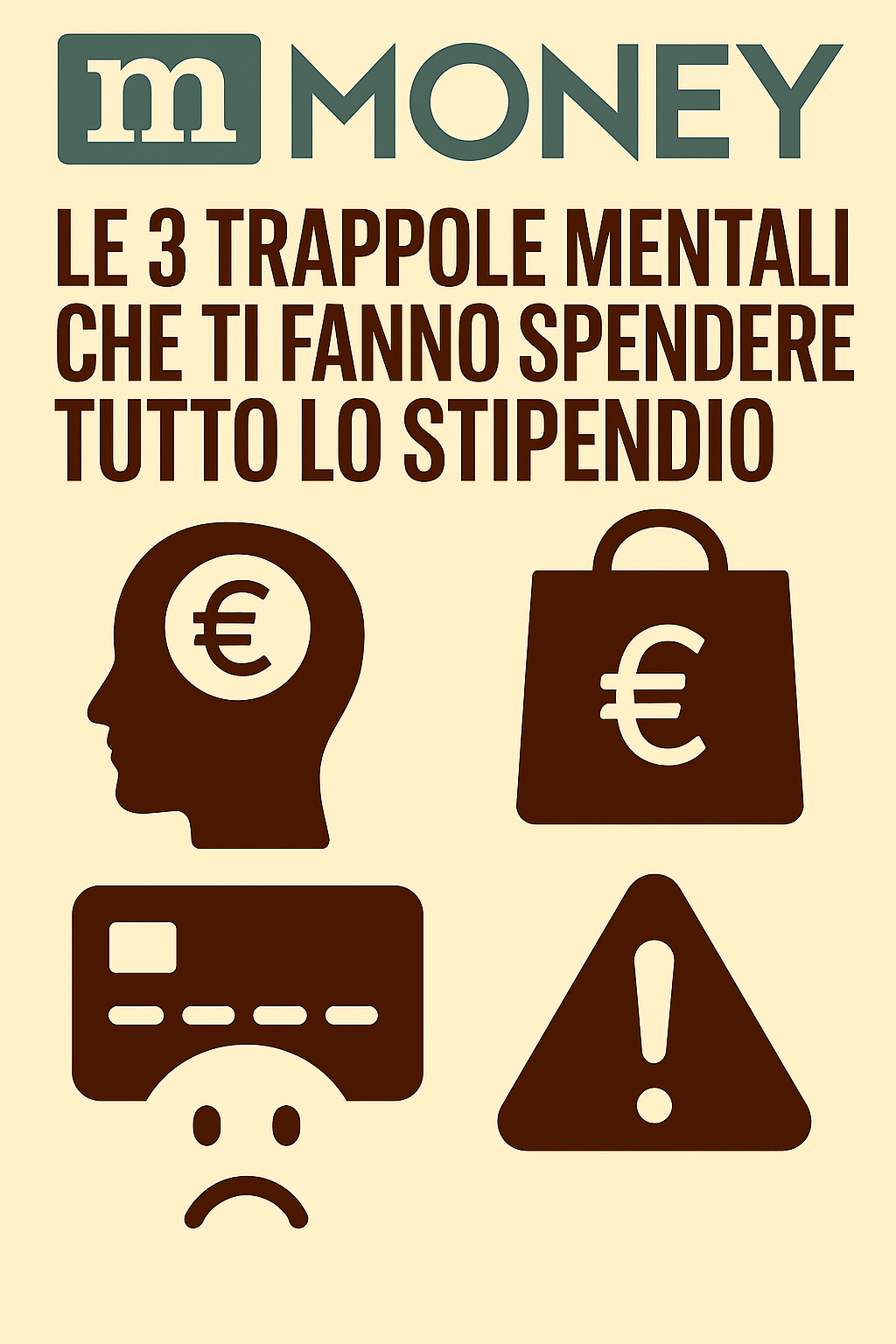 Le 3 trappole mentali che ti fanno spendere tutto lo stipendio