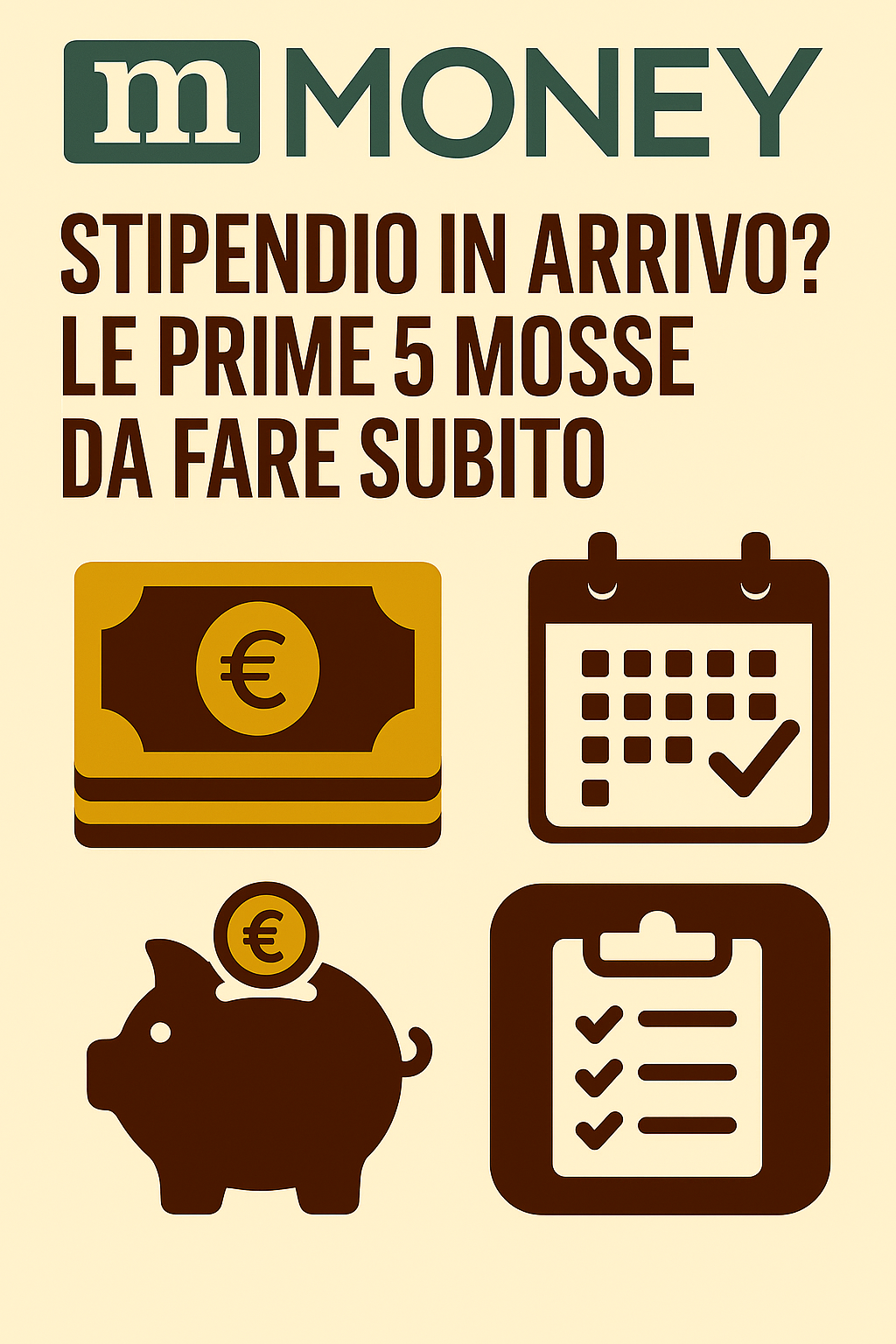 Stipendio in arrivo? Le prime 5 mosse da fare subito