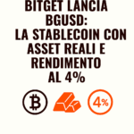 Bitget lancia BGUSD: la stablecoin con asset reali e rendimento al 4%