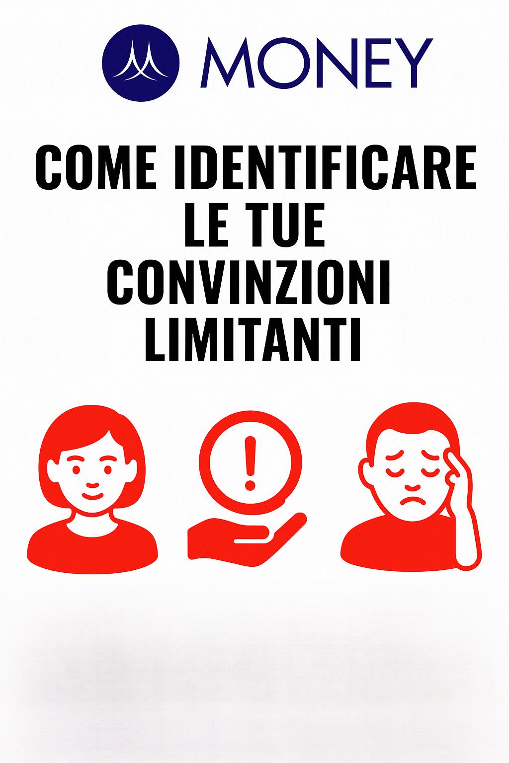 Come identificare le tue convinzioni limitanti: il primo passo per liberarti dai blocchi finanziari