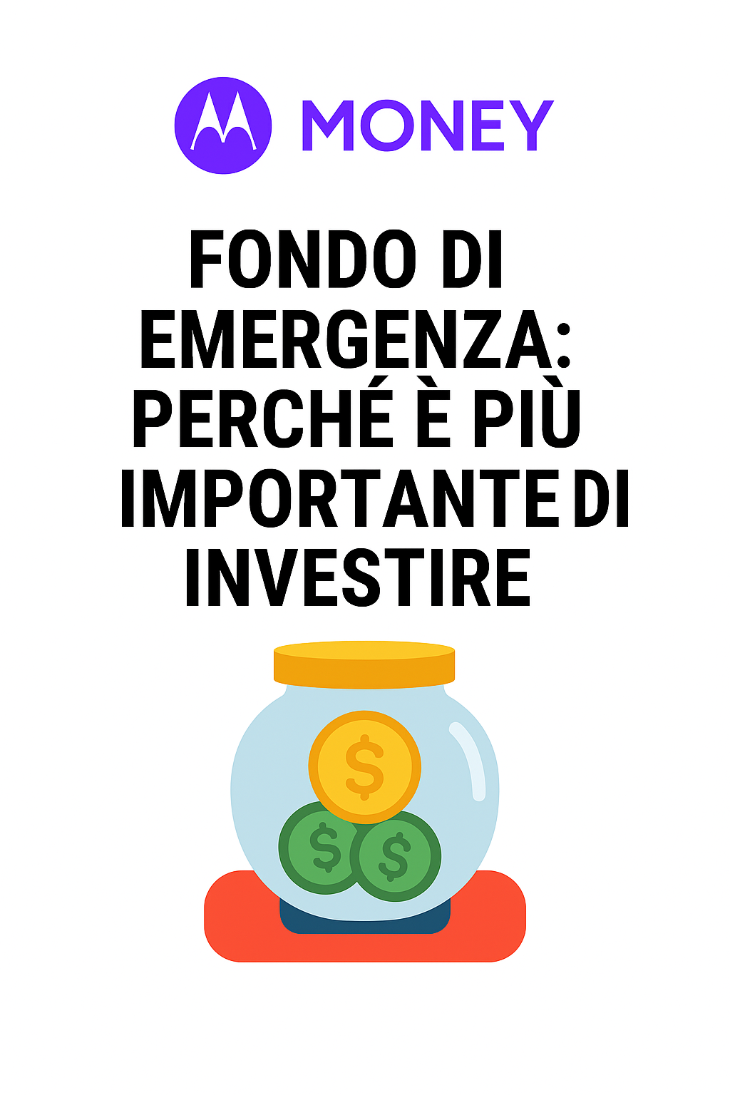Fondo di emergenza: perché è più importante di investire