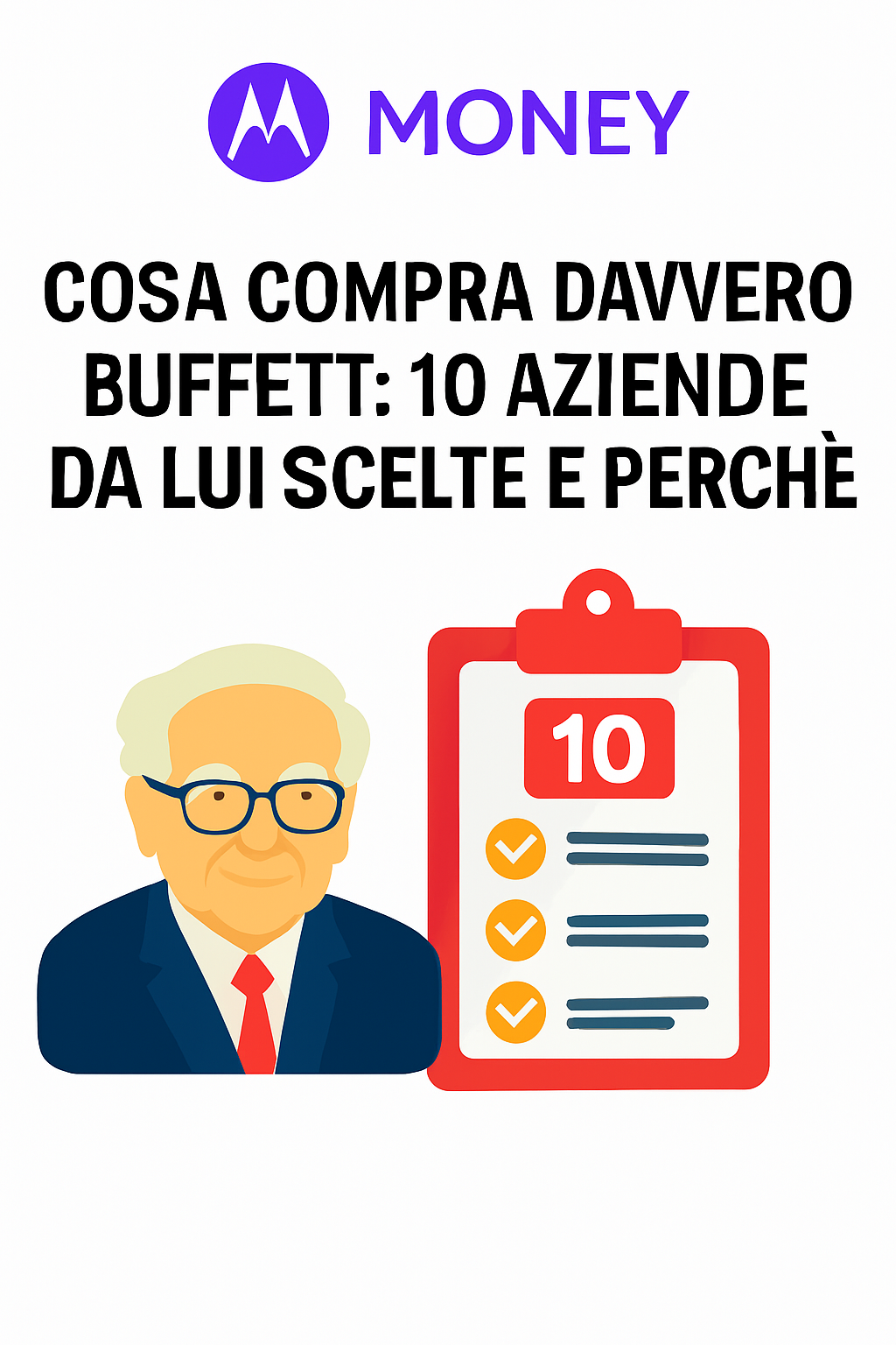 Cosa compra davvero Warren Buffett: 10 aziende da lui scelte e perché