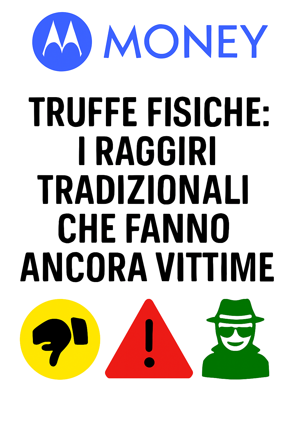 Truffe fisiche: i raggiri tradizionali che fanno ancora vittime