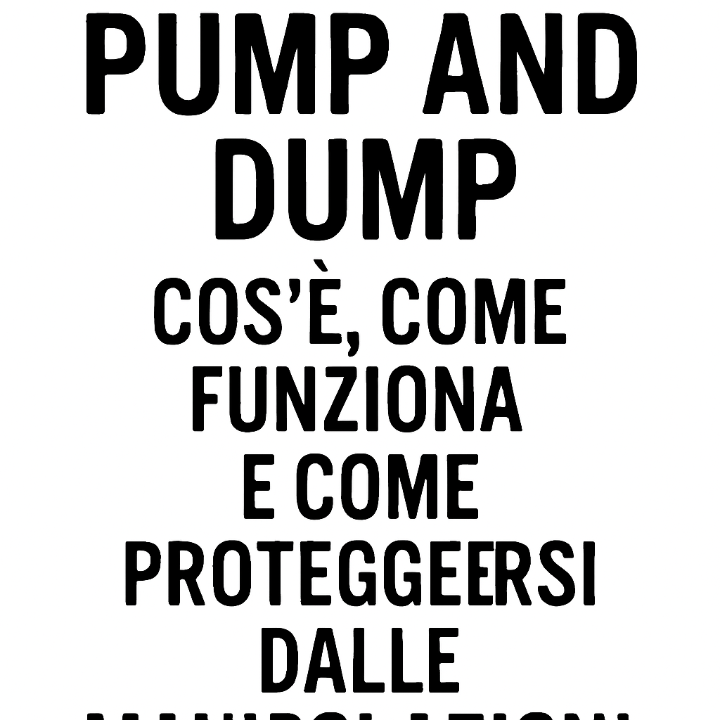 Pump and Dump: Cos’è, Come Funziona e Come Proteggersi dalle Manipolazioni