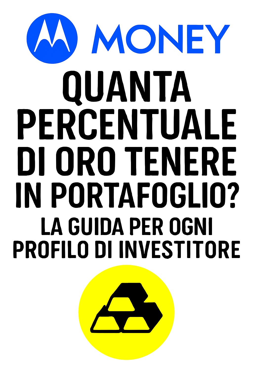 Quanta percentuale di oro tenere in portafoglio? La guida per ogni profilo di investitore