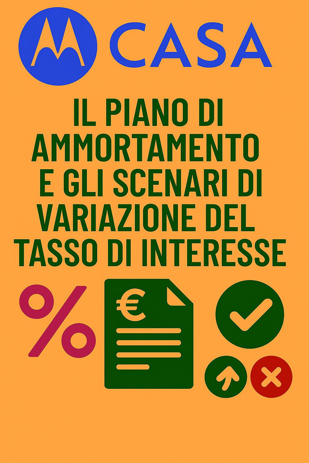 Il piano di ammortamento e gli scenari di variazione del tasso di interesse