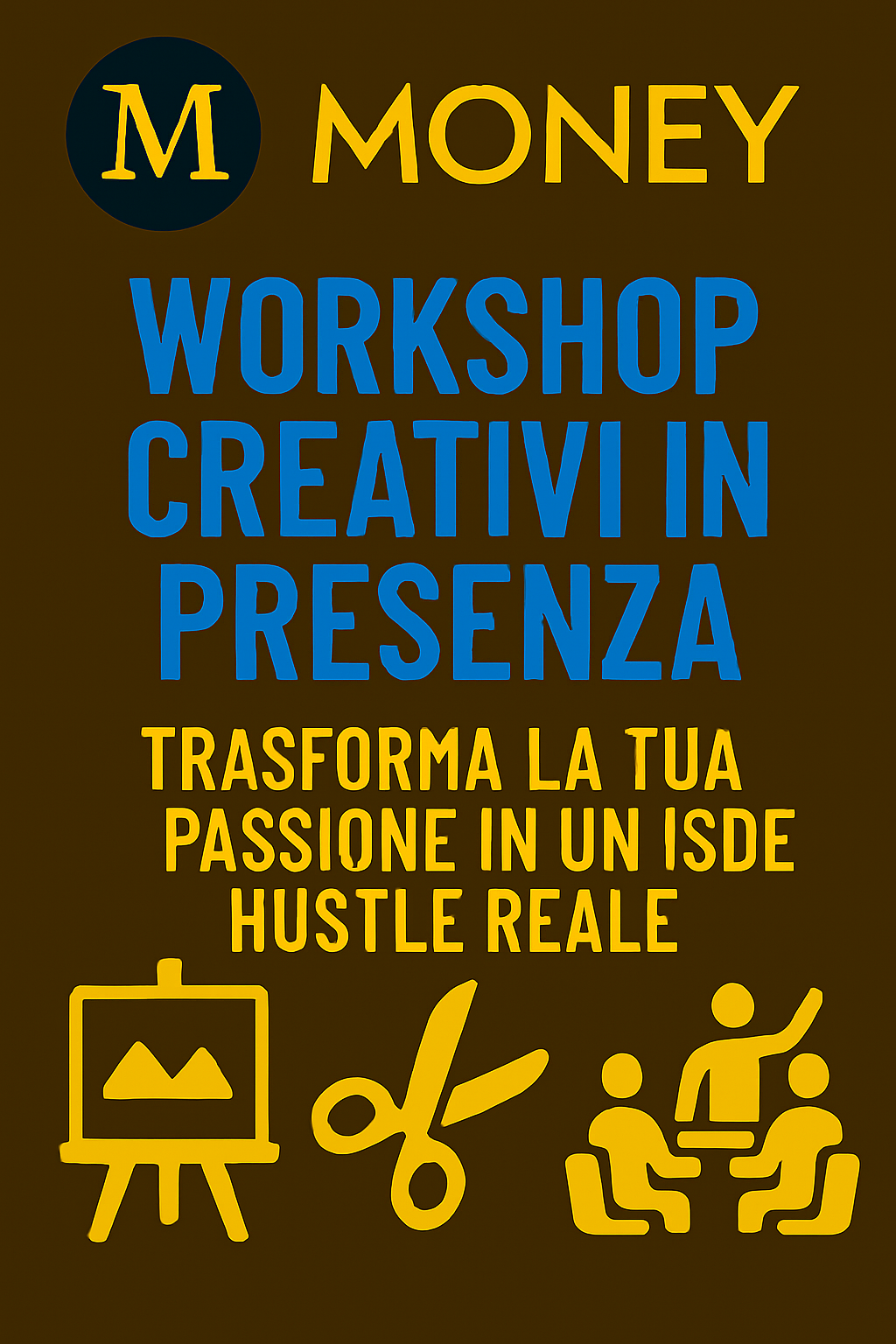 Workshop Creativi in Presenza: Trasforma la Tua Passione in un Side Hustle Reale