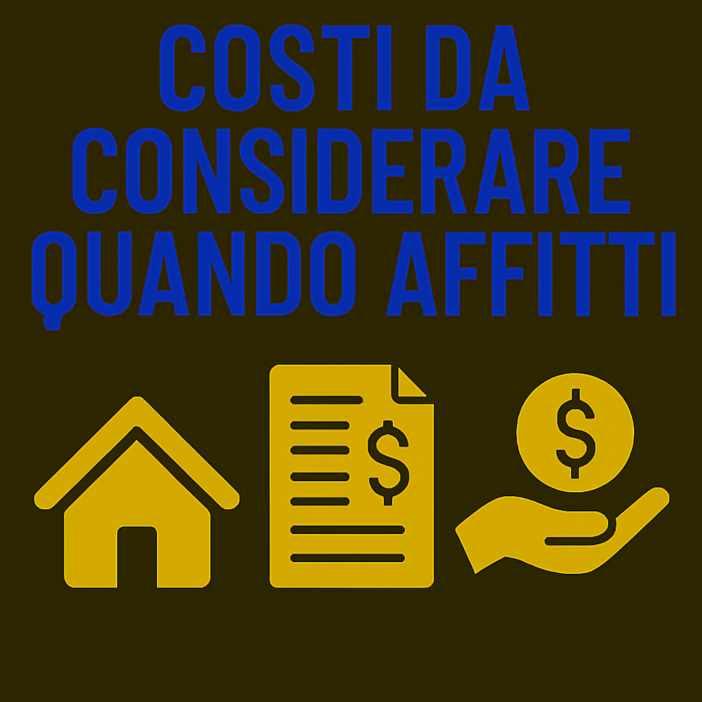 Costi da considerare quando affitti