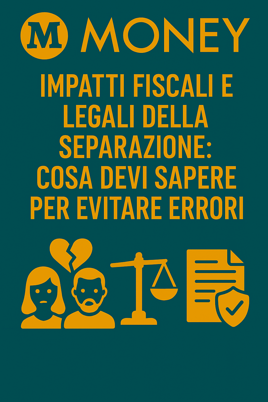 Impatti Fiscali e Legali della Separazione: Cosa Devi Sapere per Evitare Errori