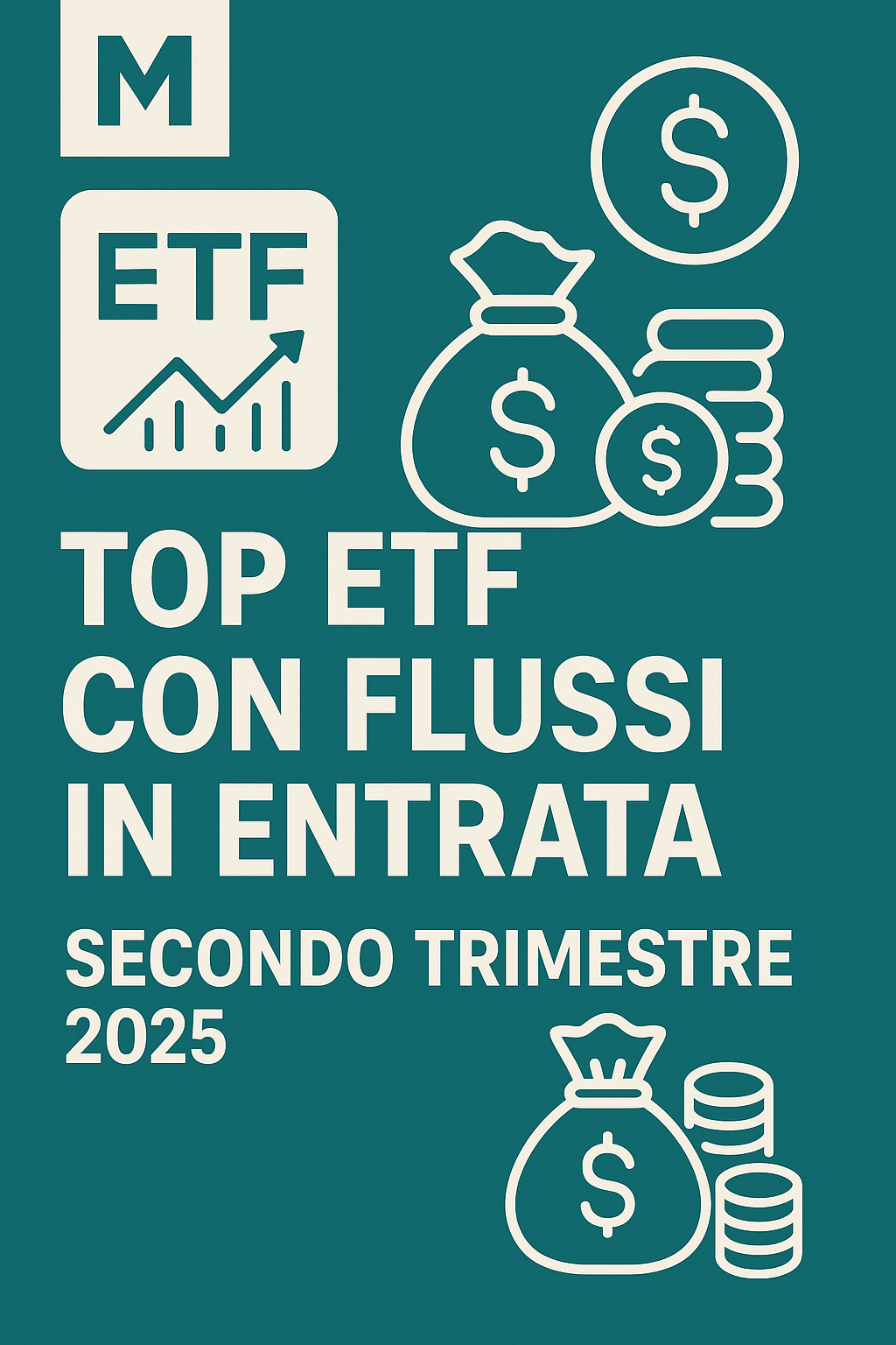 Top ETF con Flussi in Entrata – Secondo Trimestre 2025