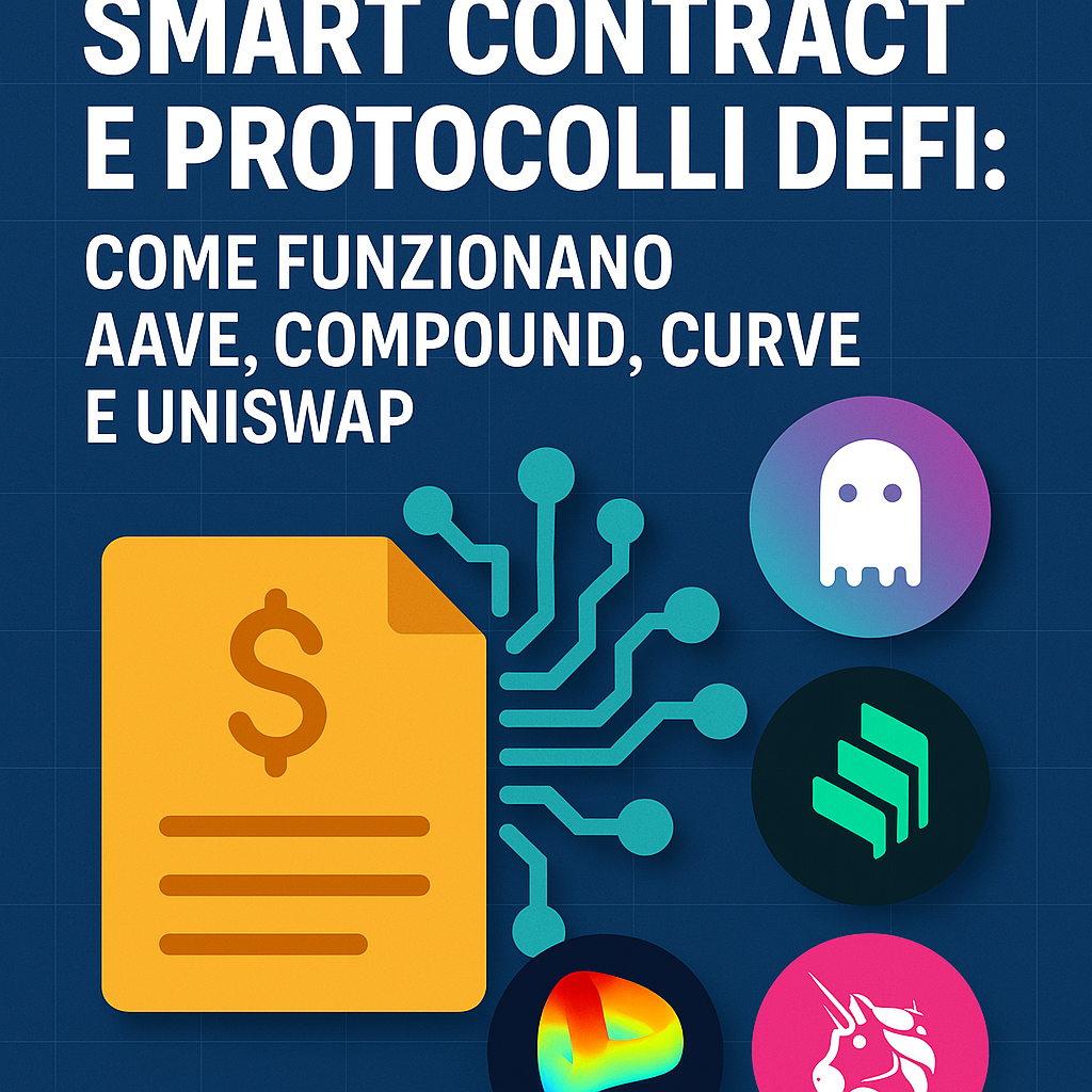 Smart Contract e Protocolli DeFi: come funzionano Aave, Compound, Curve e Uniswap