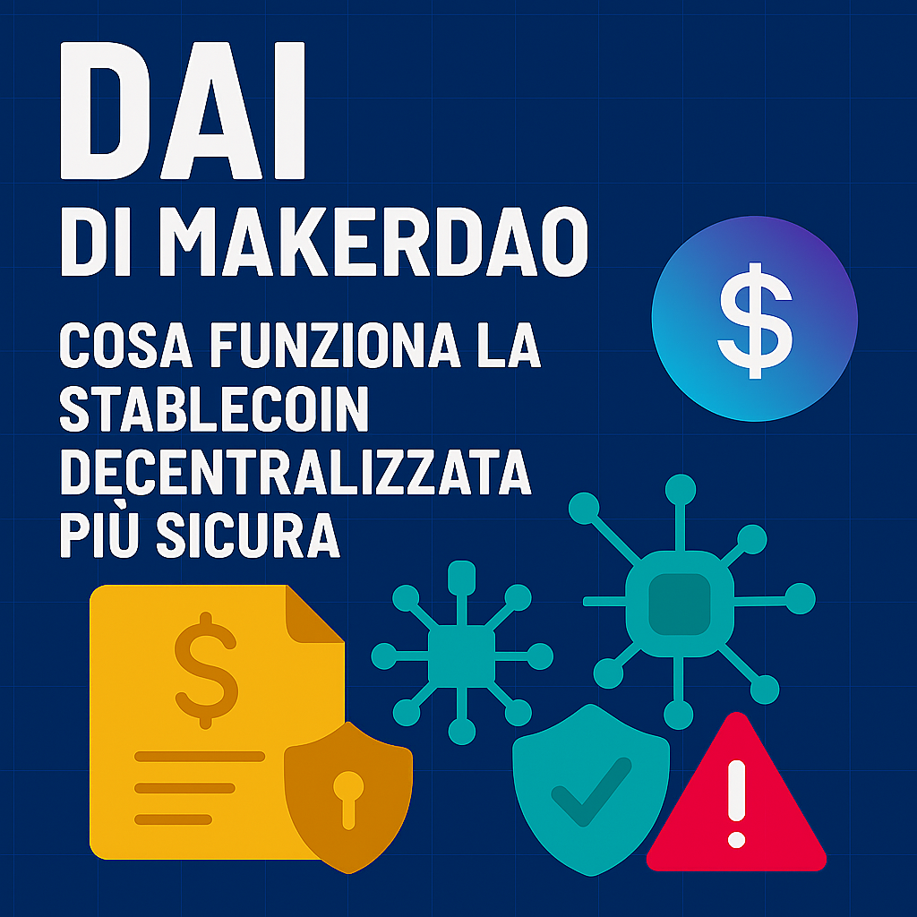DAI di MakerDAO: come funziona la stablecoin decentralizzata più sicura