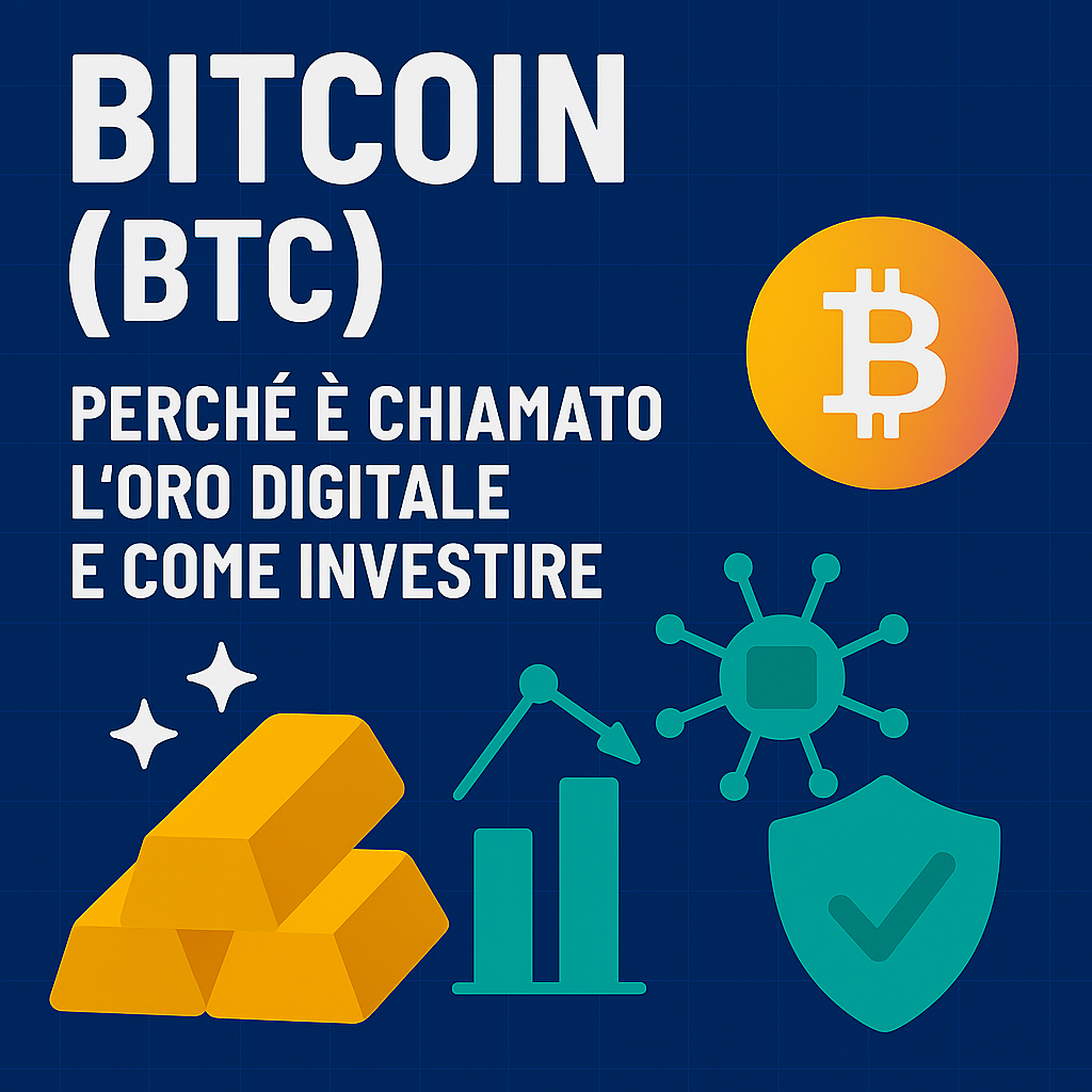 Bitcoin (BTC): perché è chiamato l’Oro Digitale e come investire