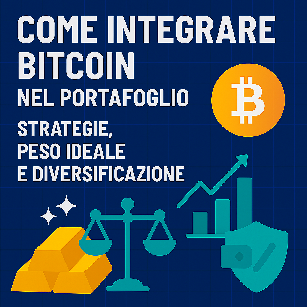 Come integrare Bitcoin nel portafoglio: strategie, peso ideale e diversificazione