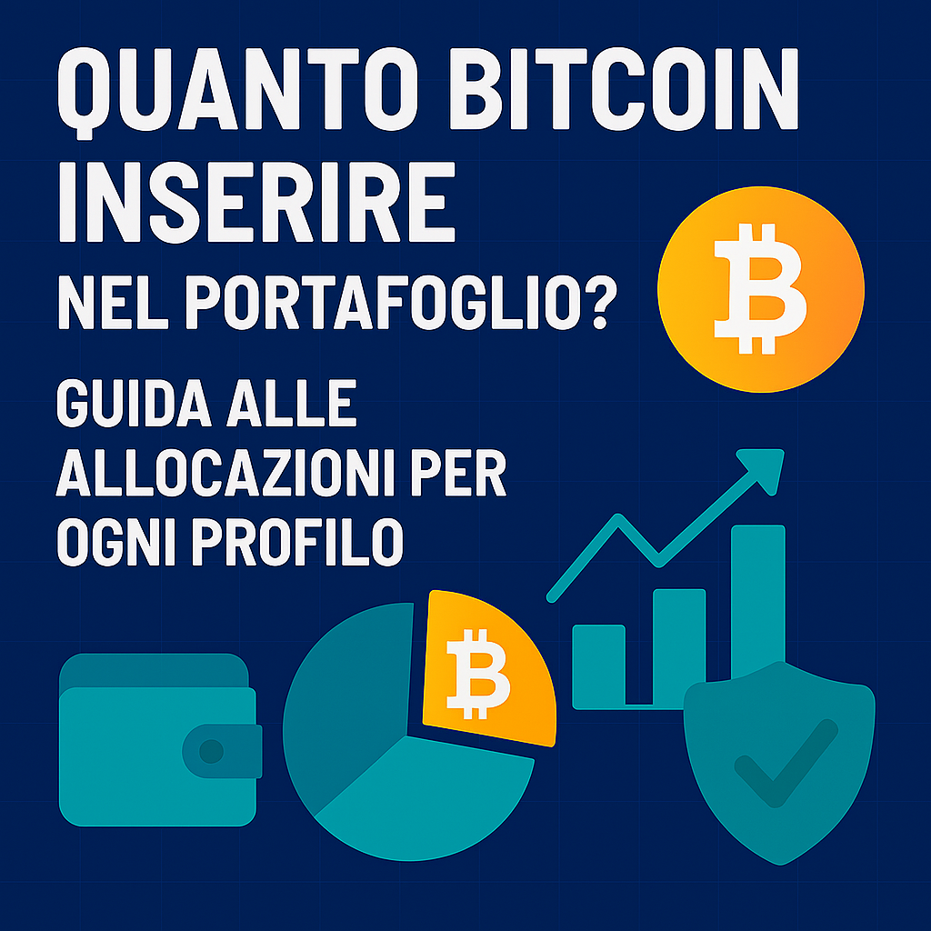 Quanto Bitcoin inserire nel portafoglio? Guida alle allocazioni per ogni profilo
