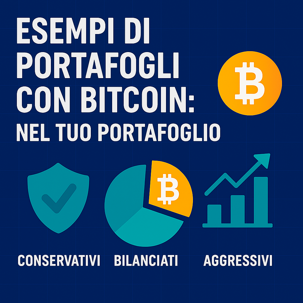 Esempi di portafogli con Bitcoin: conservativi, bilanciati e aggressivi