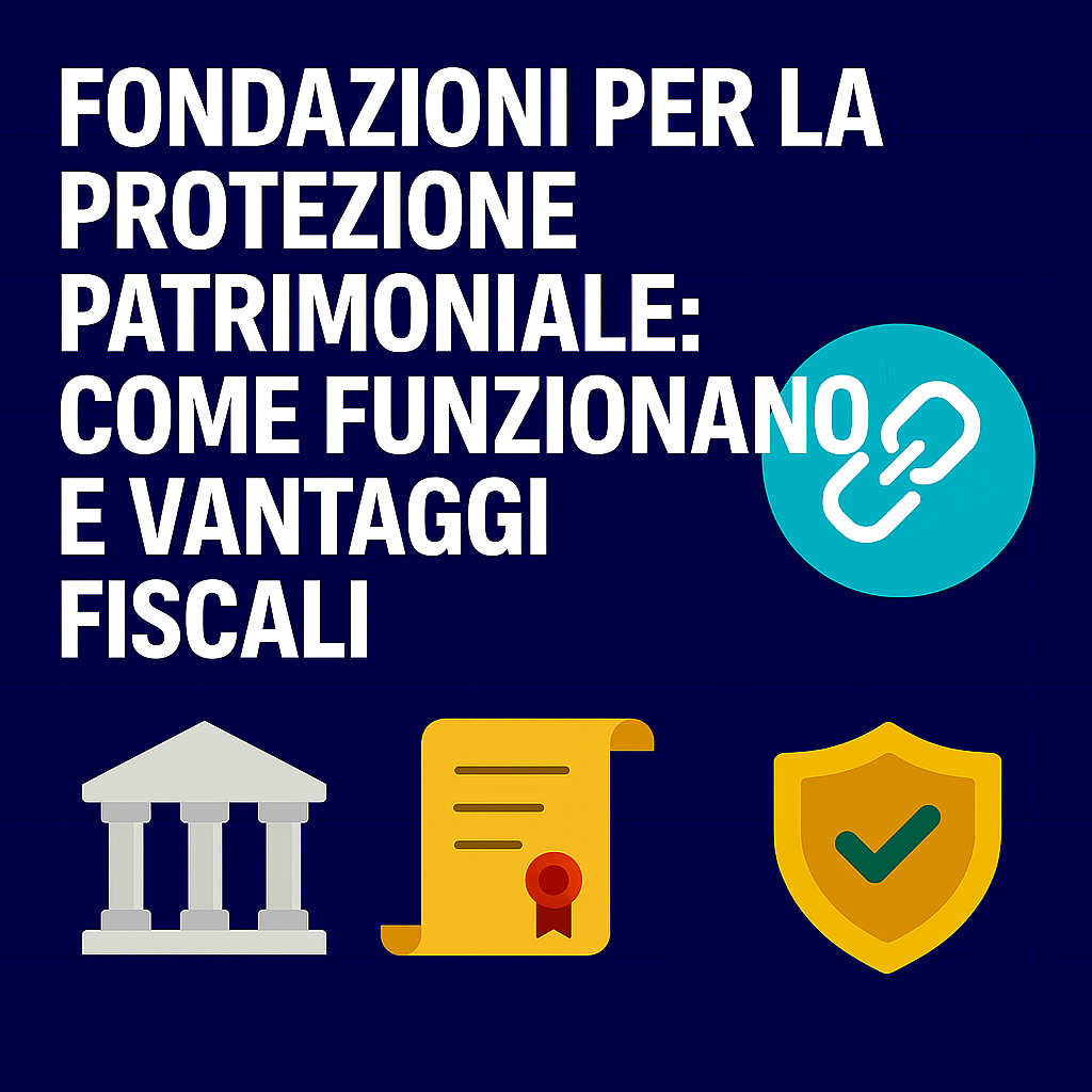 Fondazioni per la protezione patrimoniale: come funzionano e vantaggi fiscali