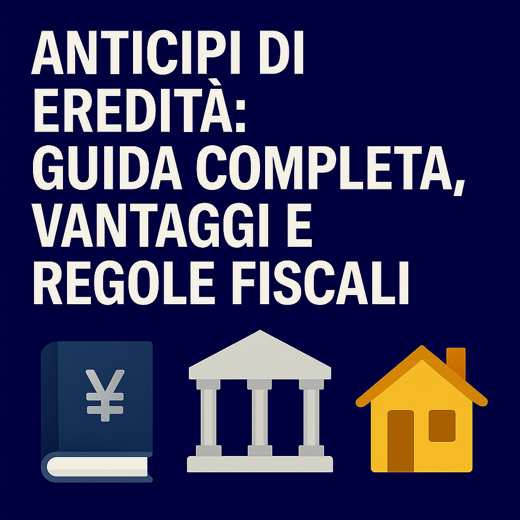 Anticipi di Eredità: guida completa, vantaggi e regole fiscali