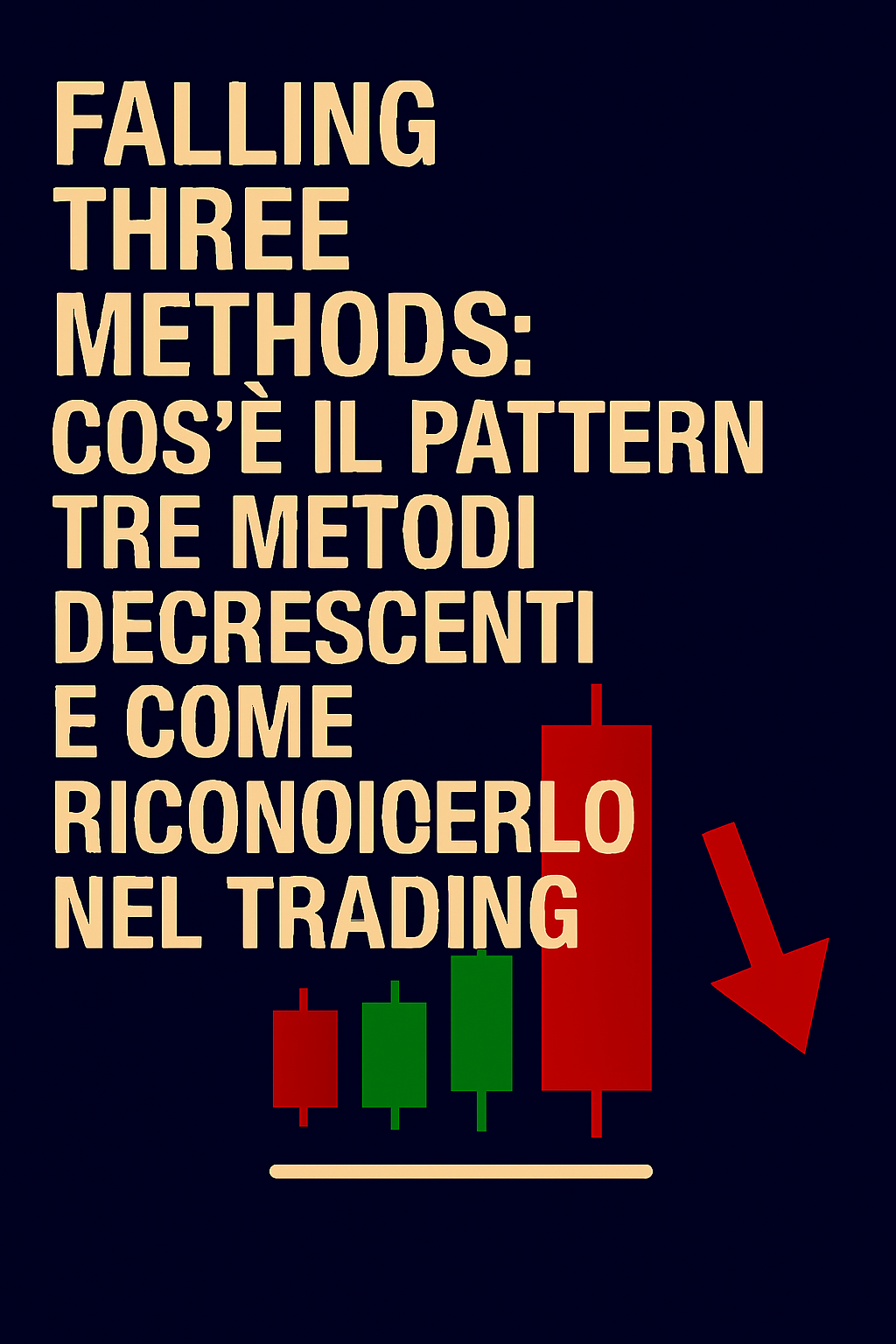 Falling Three Methods: Cos’è il Pattern Tre Metodi Decrescenti e Come Riconoscerlo nel Trading