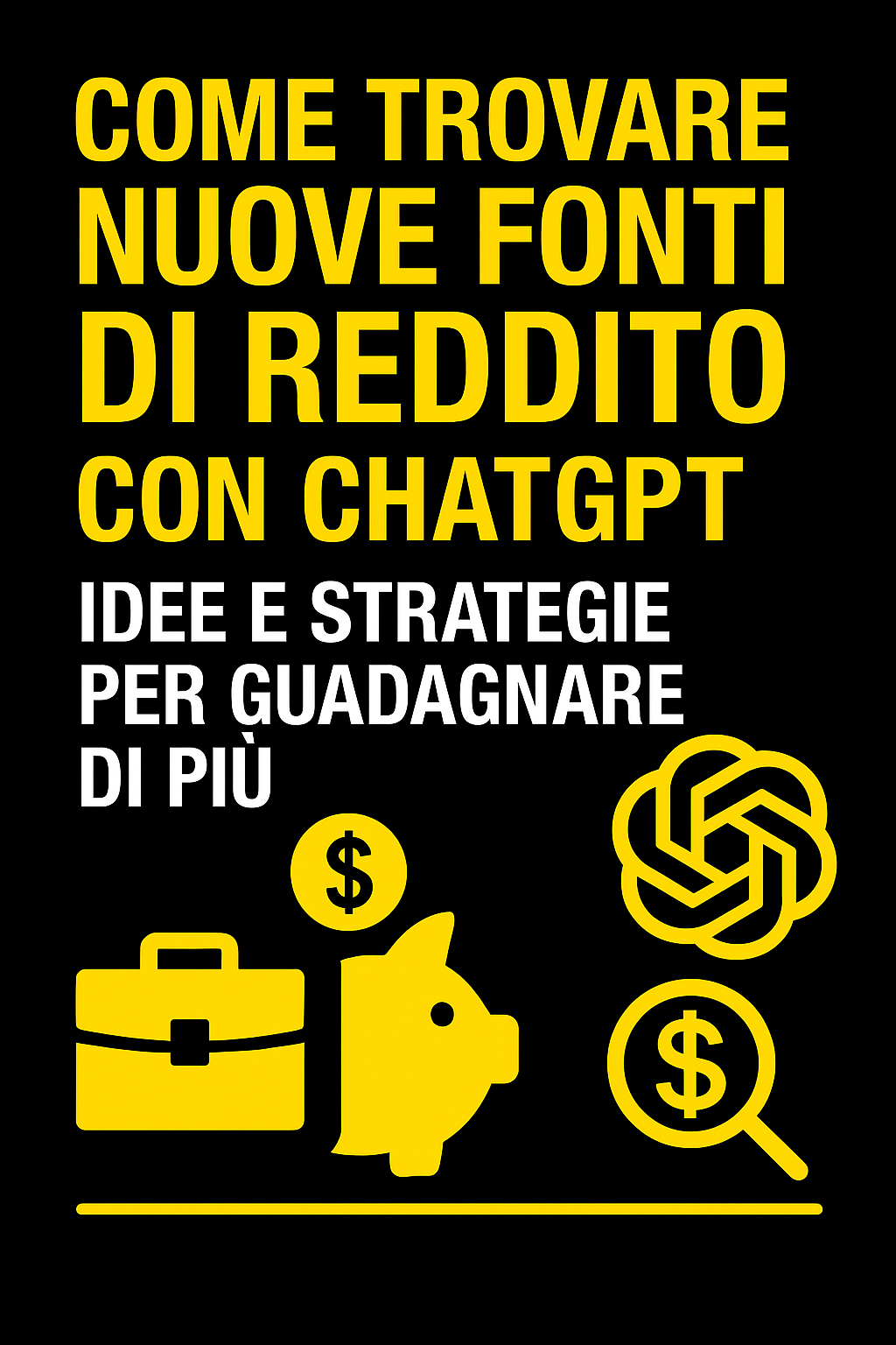 Come Trovare Nuove Fonti di Reddito con ChatGPT: Idee e Strategie per Guadagnare di Più