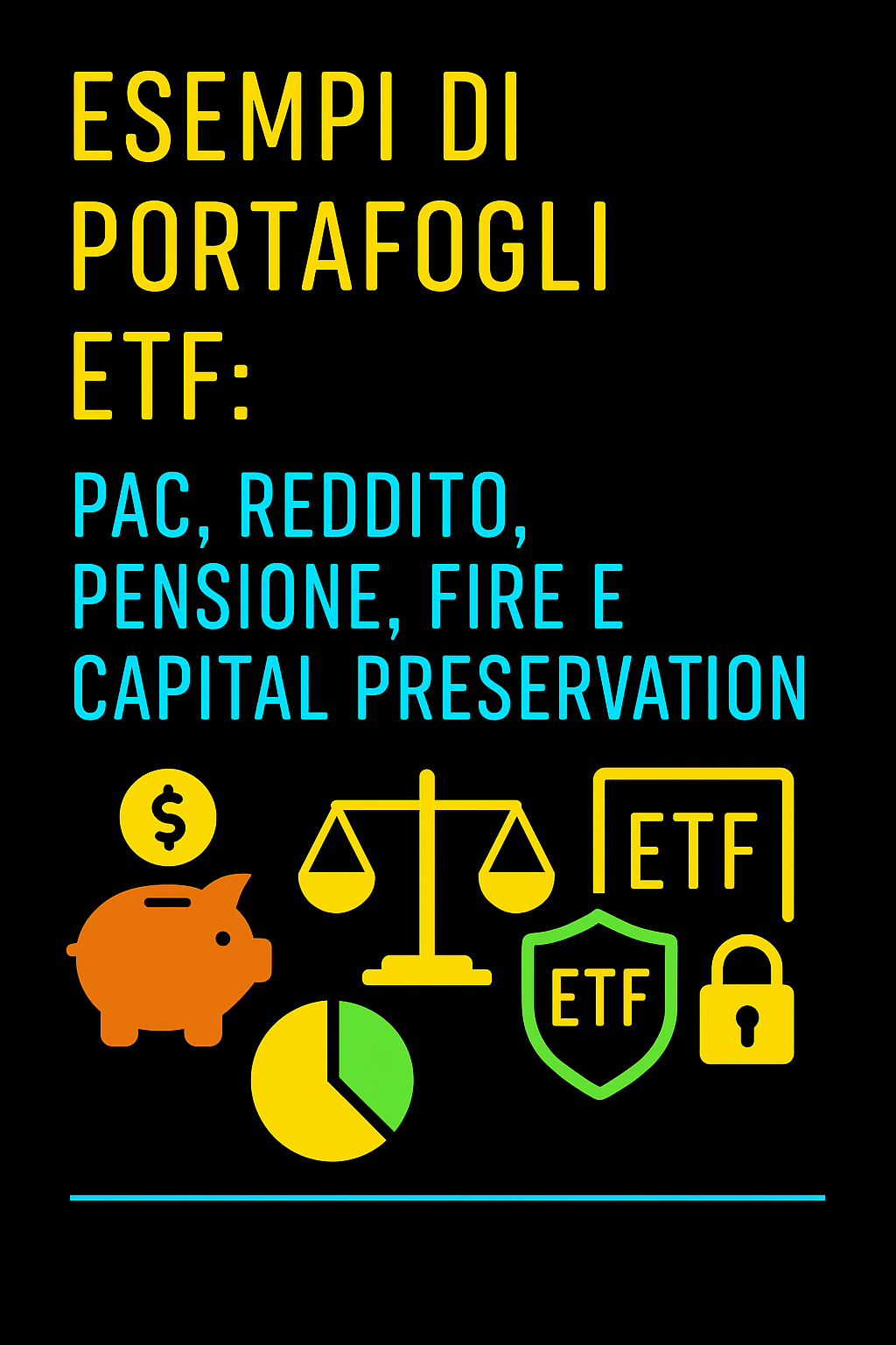 Esempi di Portafogli ETF: PAC, Reddito, Pensione, FIRE e Capital Preservation