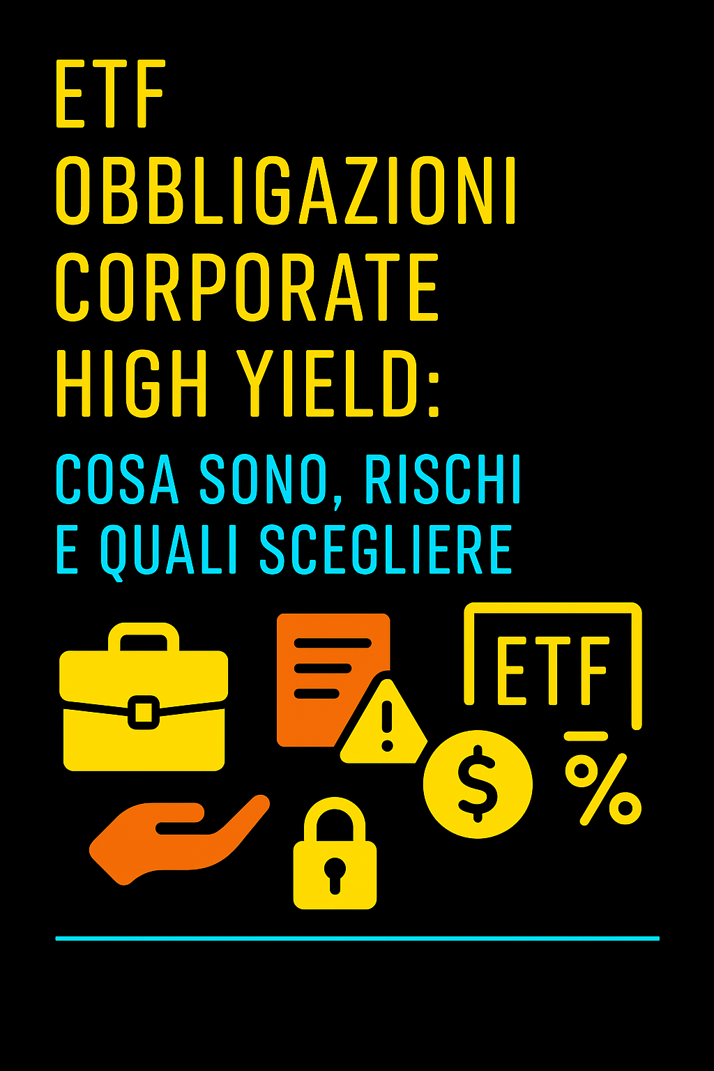 ETF Obbligazioni Corporate High Yield: Cosa Sono, Rischi e Quali Scegliere