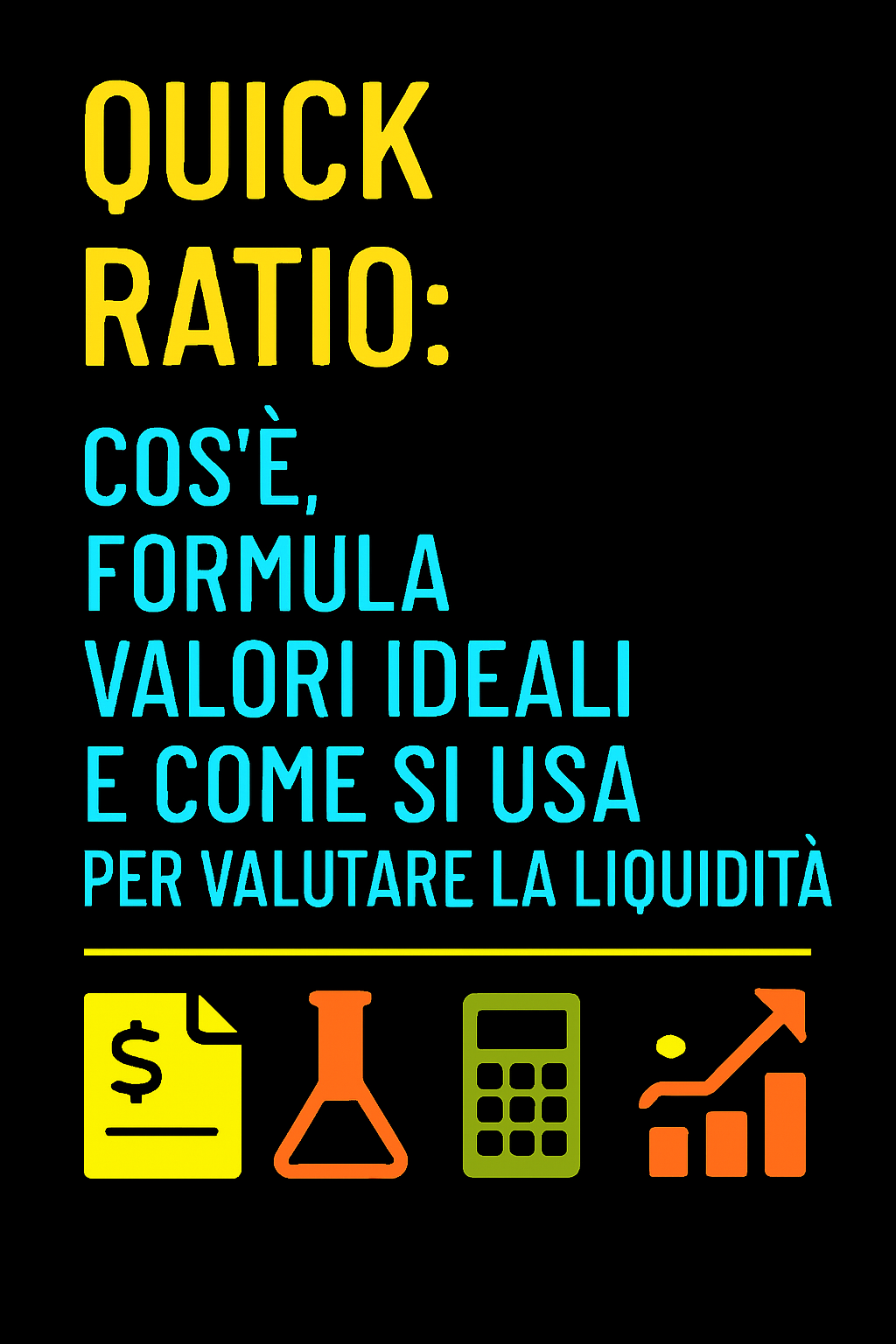 Quick Ratio: Cos’è, Formula, Valori Ideali e Come Si Usa per Valutare la Liquidità