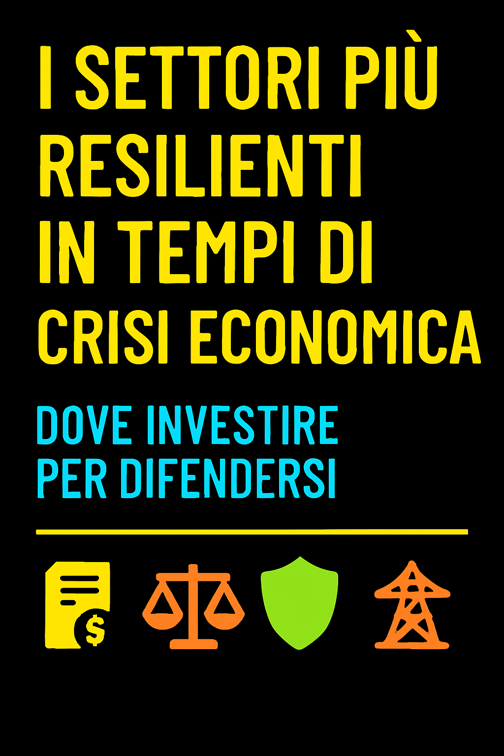 I Settori Più Resilienti in Tempi di Crisi Economica: Dove Investire per Difendersi
