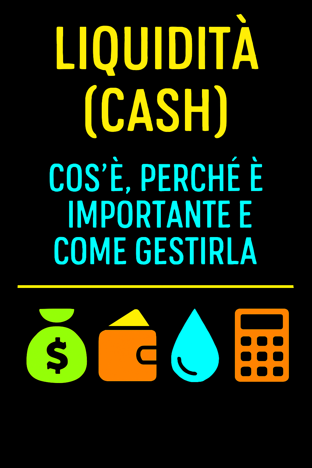Liquidità (Cash): Cos’è, Perché è Importante e Come Gestirla
