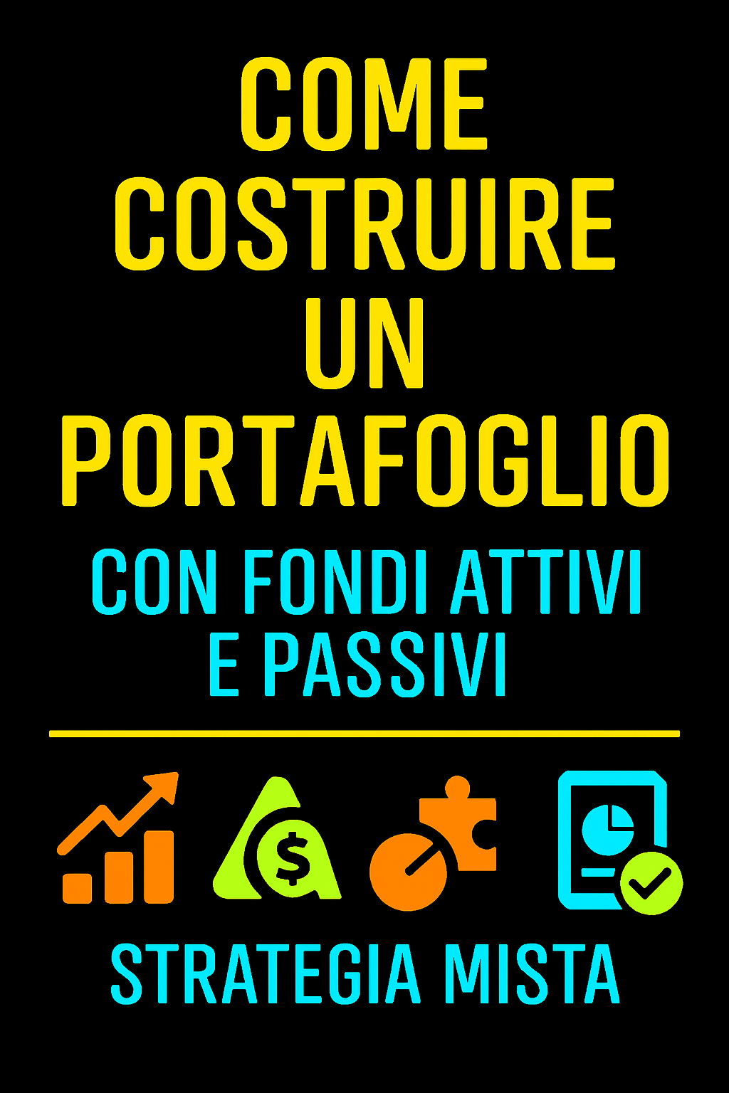 Come Costruire un Portafoglio con Fondi Attivi e Passivi: Strategia Mista