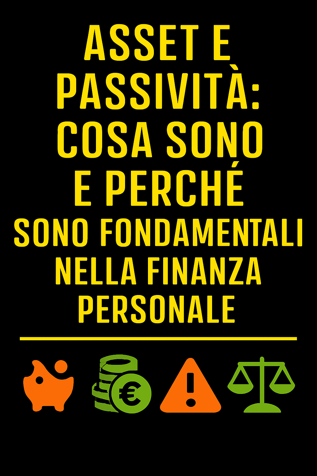 Asset e Passività: Cosa Sono e Perché Sono Fondamentali nella Finanza Personale