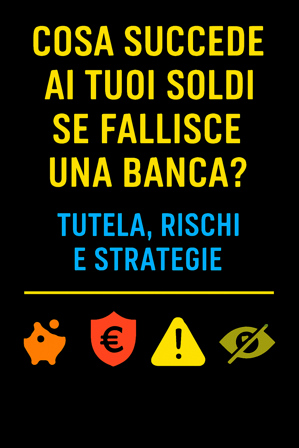 Cosa Succede ai Tuoi Soldi se Fallisce una Banca? Tutela, Rischi e Strategie