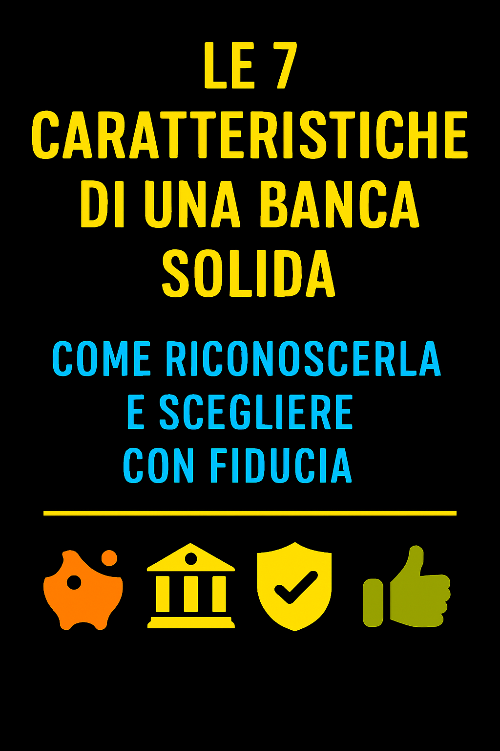 Le 7 Caratteristiche di una Banca Solida: Come Riconoscerla e Scegliere con Fiducia