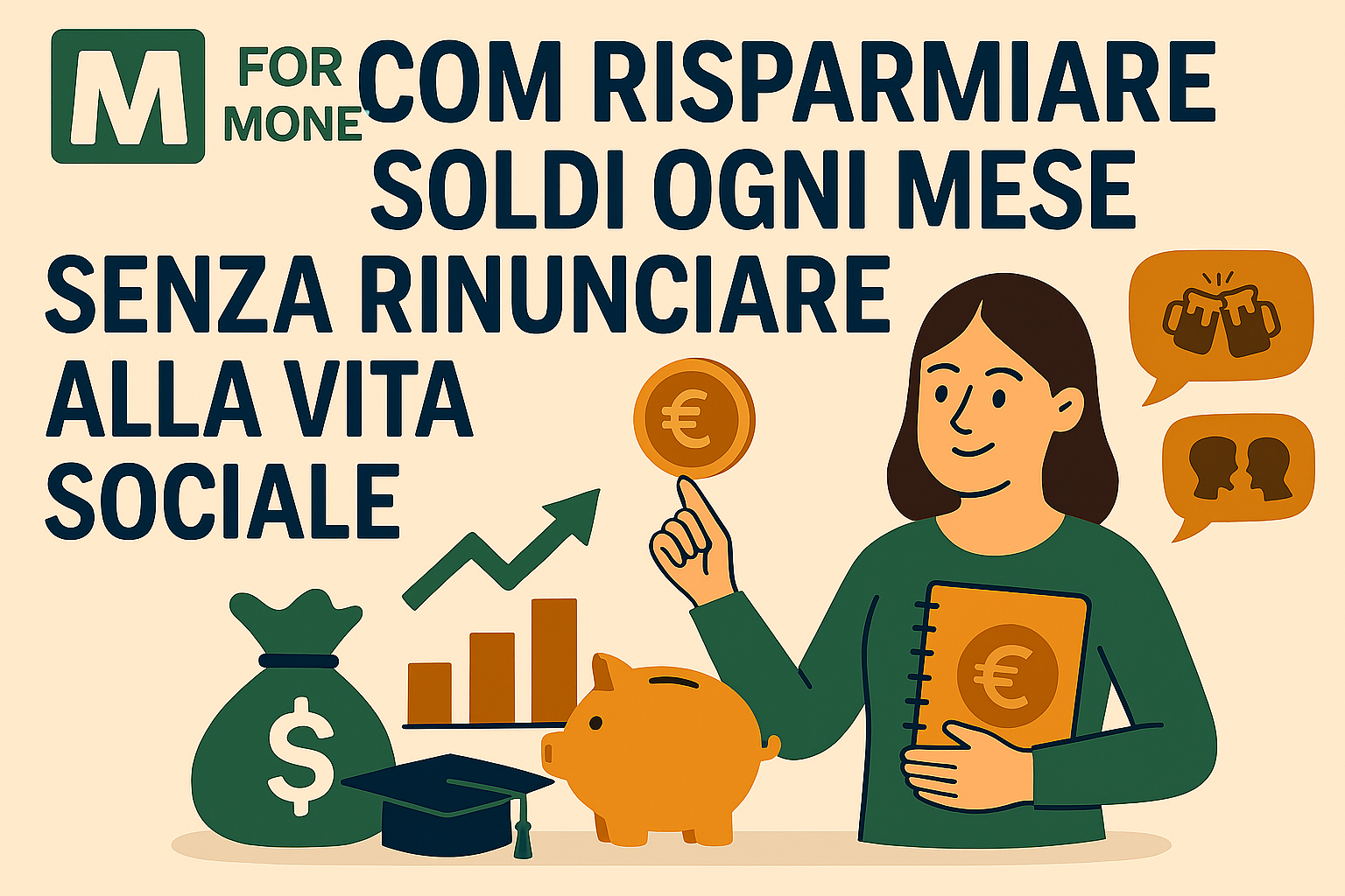 Come Risparmiare Soldi Ogni Mese Senza Rinunciare alla Vita Sociale