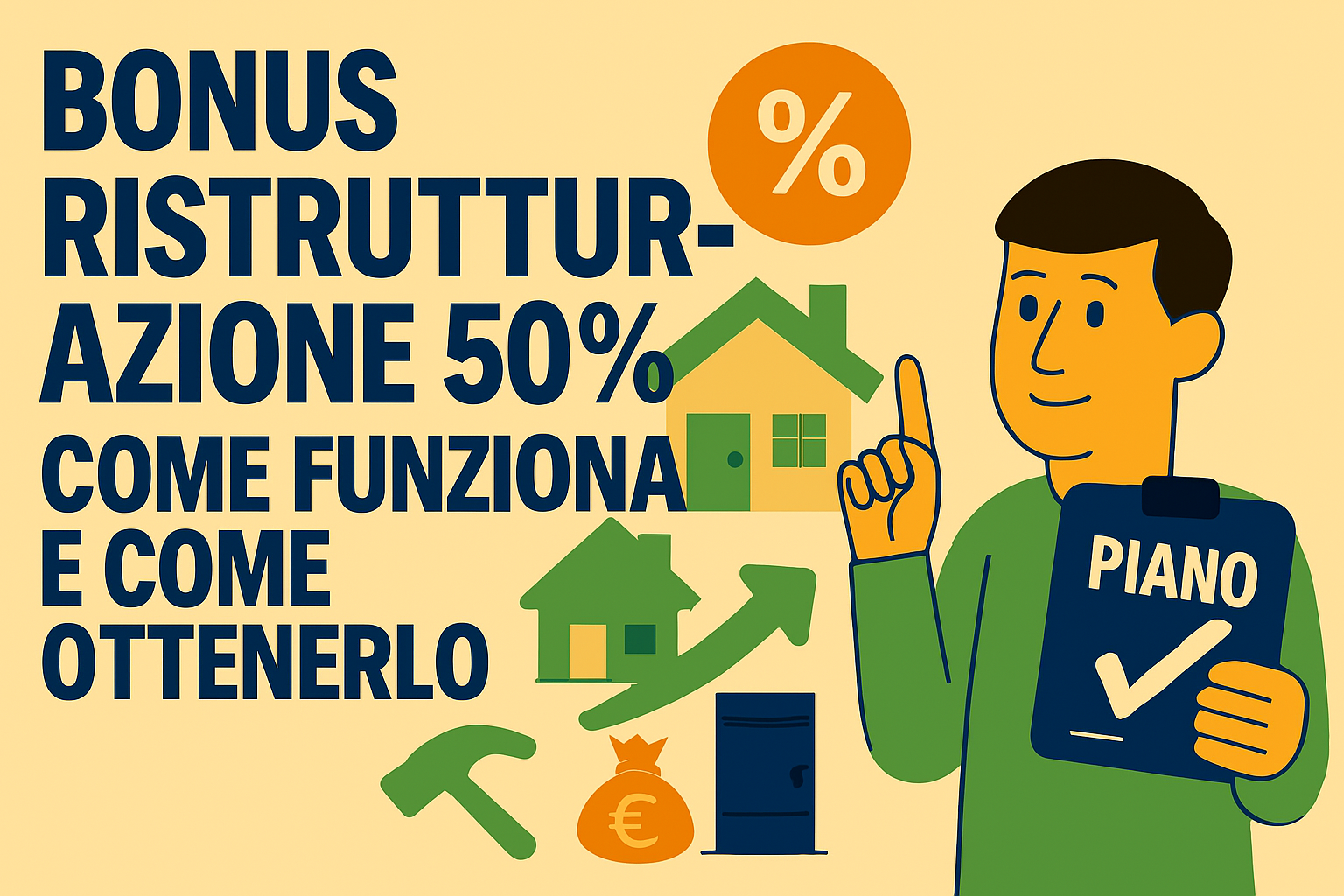Bonus Ristrutturazione 50%: Come Funziona e Come Ottenerlo