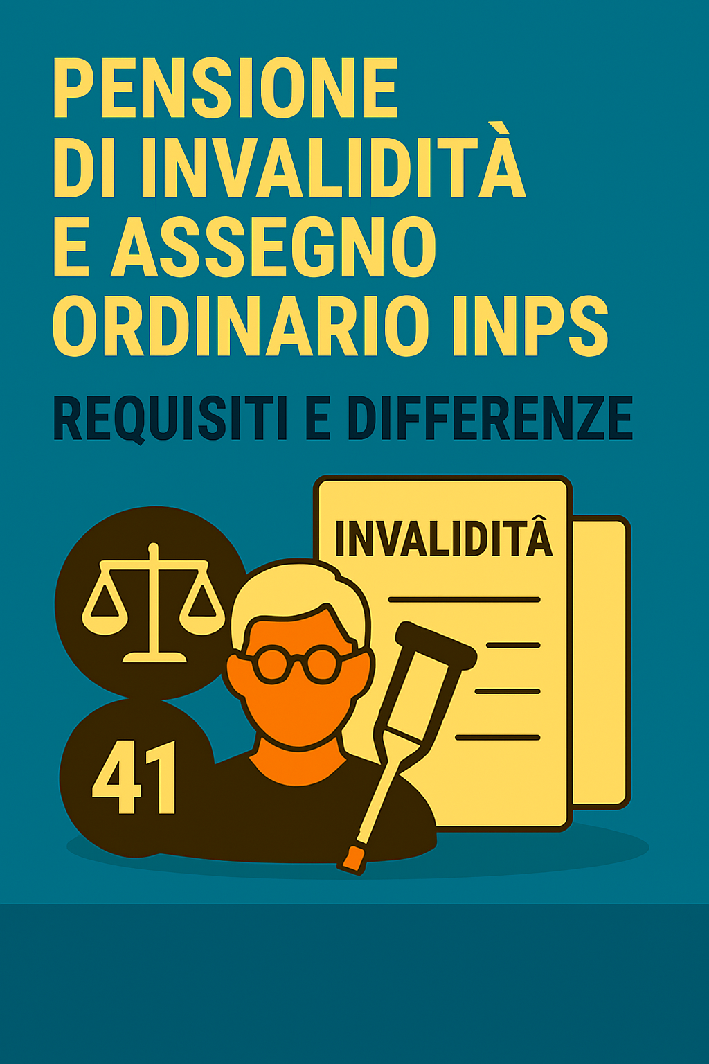 Pensione di Invalidità e Assegno Ordinario INPS: requisiti e differenze