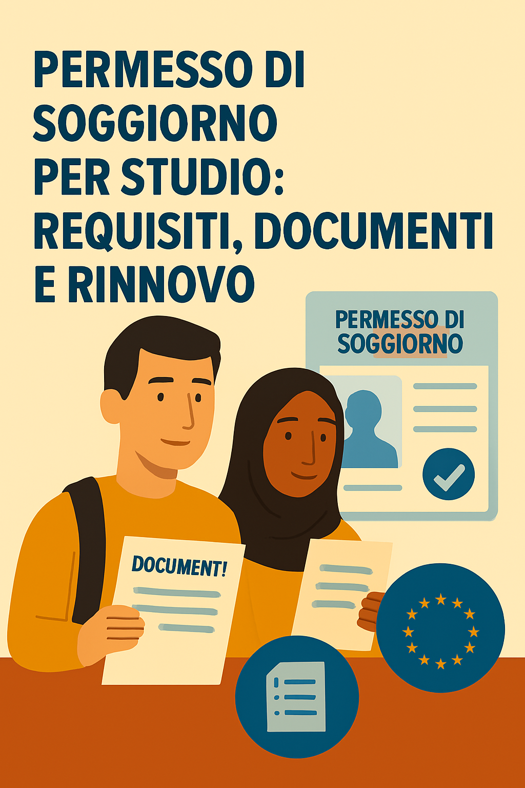 Permesso di soggiorno per studio: requisiti, documenti e rinnovo