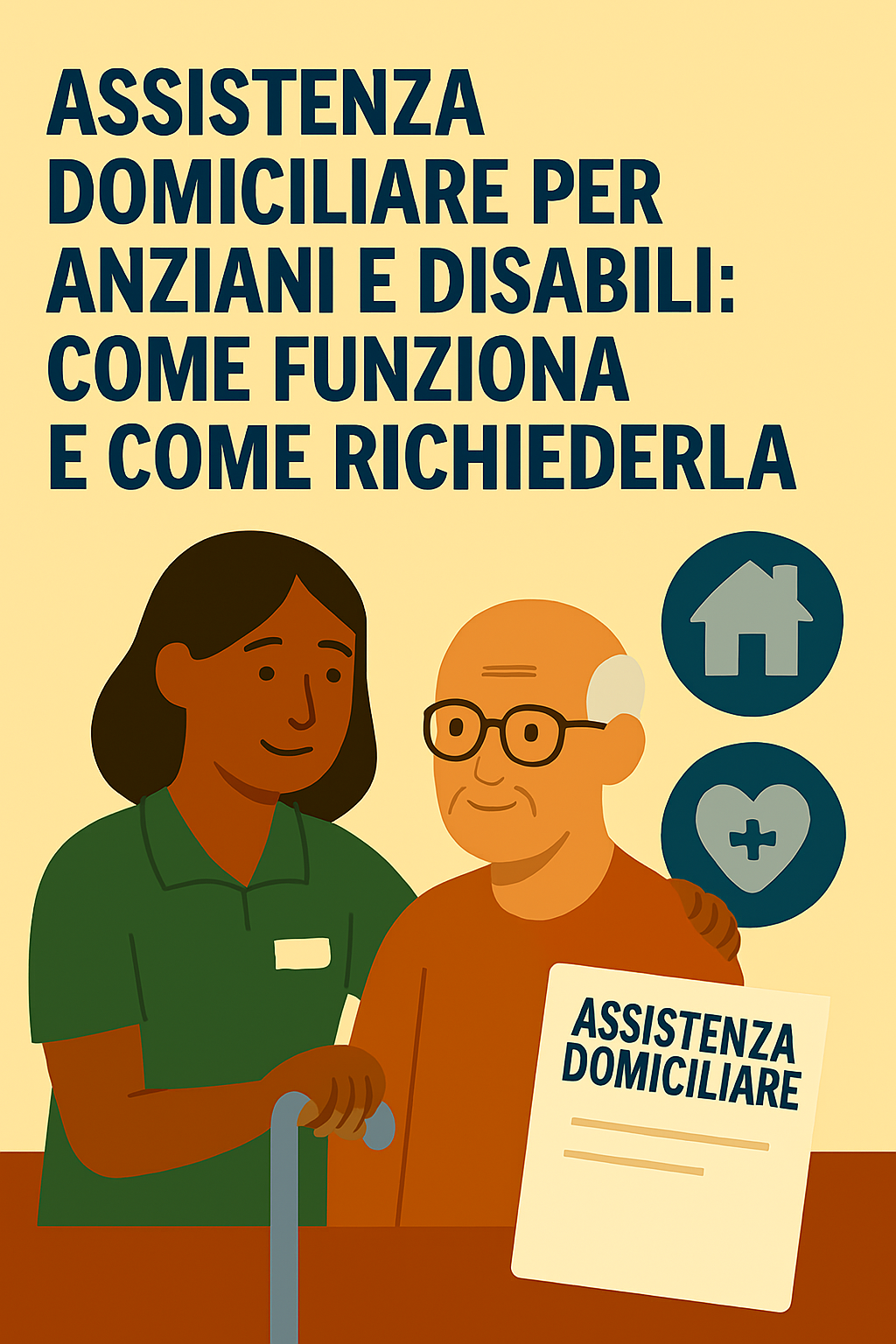 Assistenza domiciliare per anziani e disabili: come funziona e come richiederla