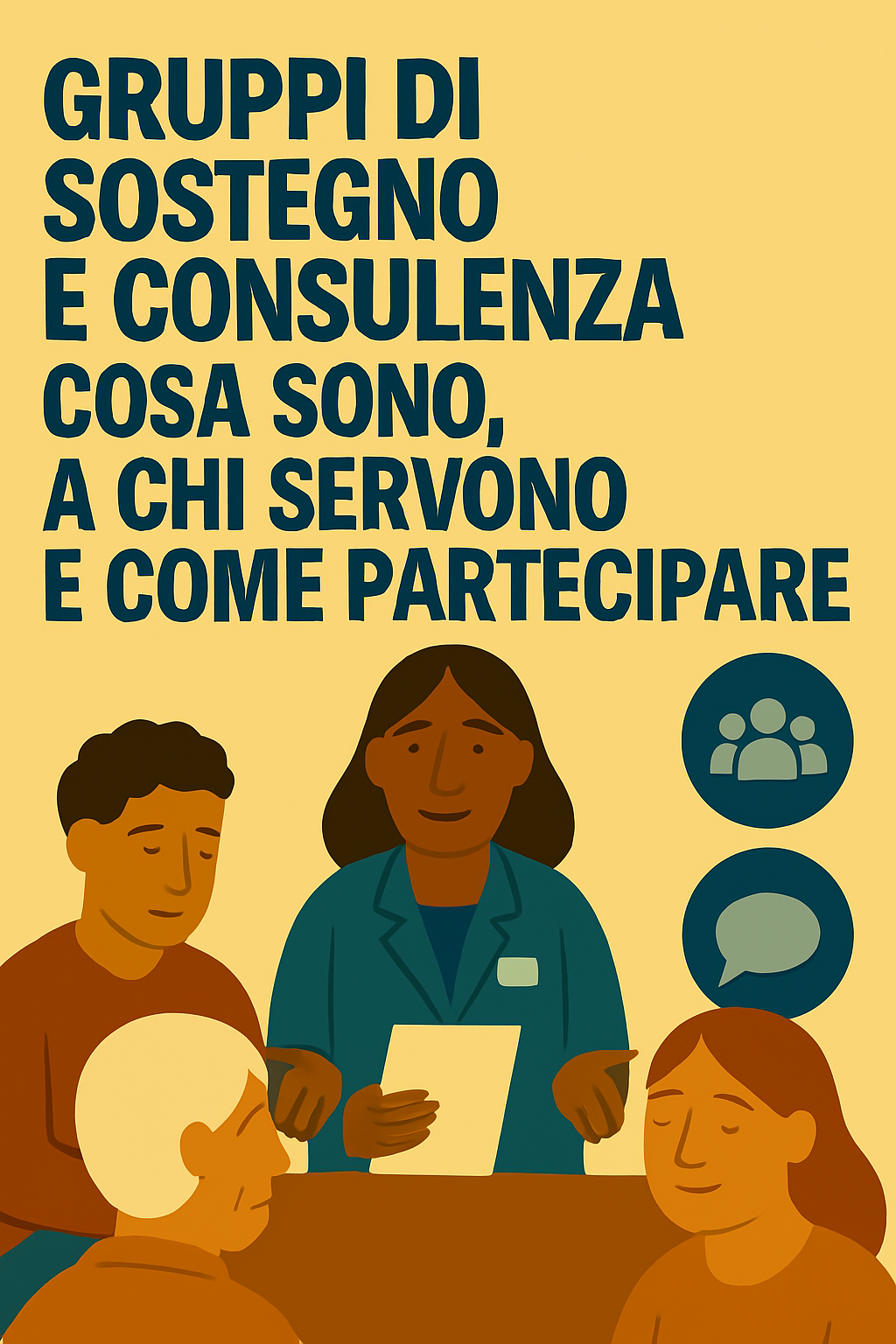 Gruppi di Sostegno e Consulenza: cosa sono, a chi servono e come partecipare