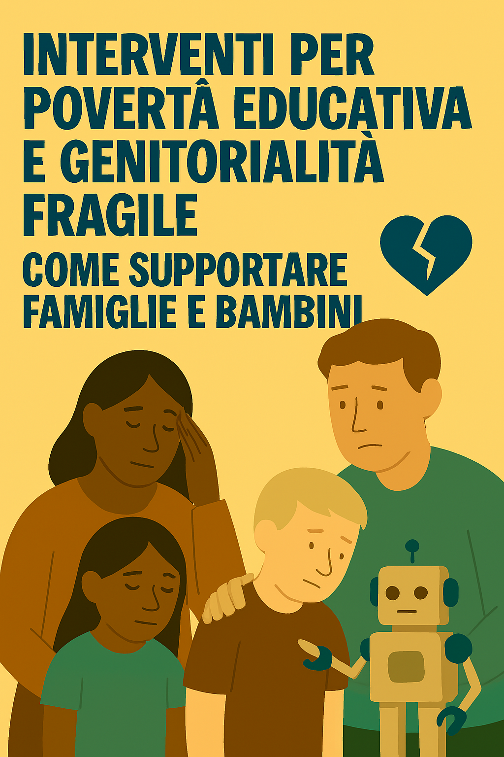 Interventi per povertà educativa e genitorialità fragile: come supportare famiglie e bambini