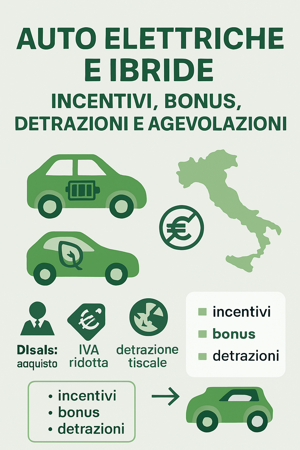 Auto elettriche e ibride: incentivi, bonus, detrazioni e agevolazioni