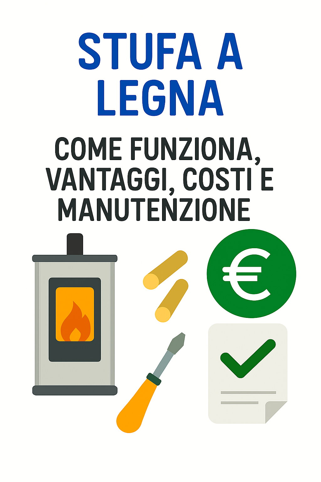 Stufa a legna: come funziona, vantaggi, costi e manutenzione