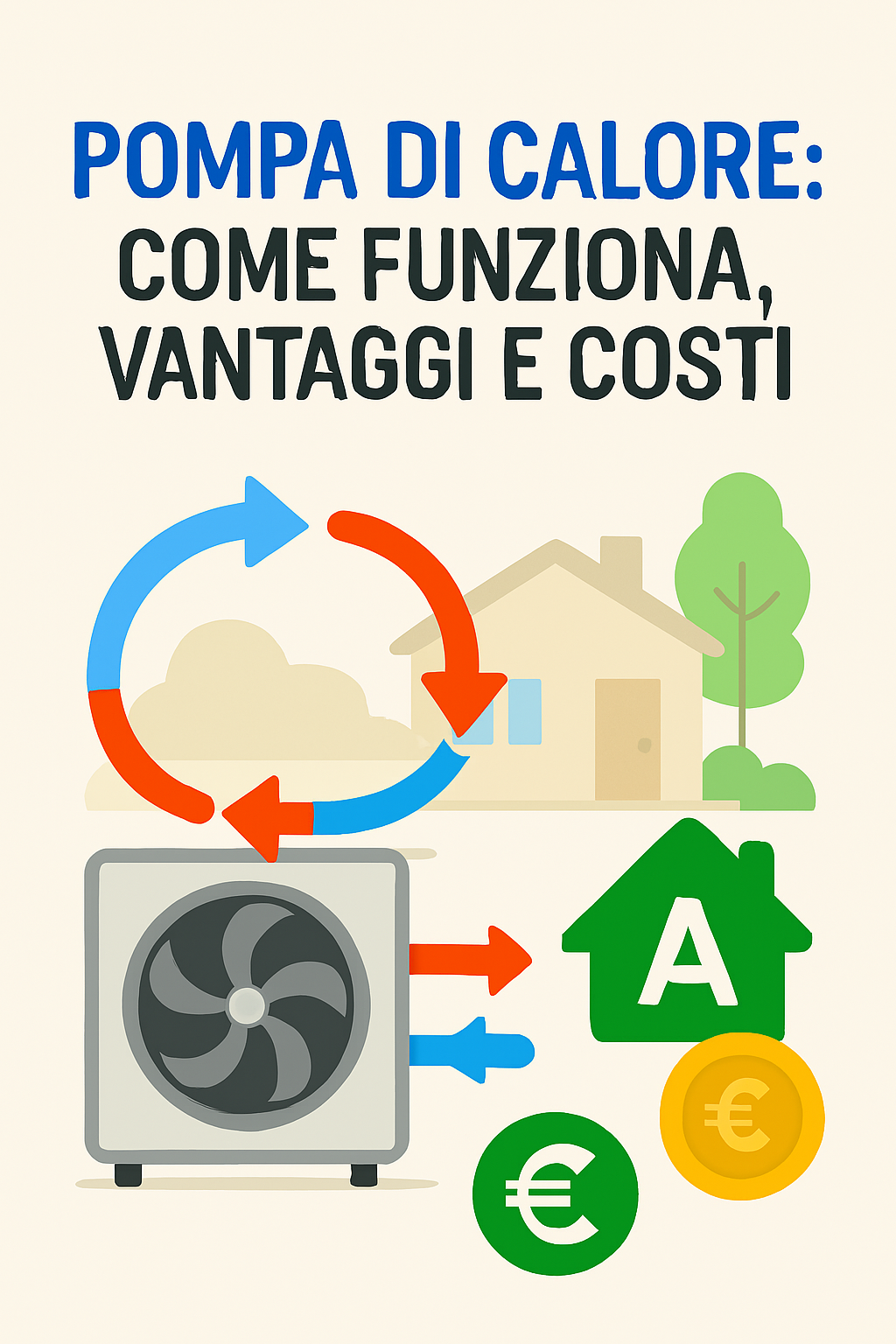 Pompa di calore: come funziona, vantaggi e costi
