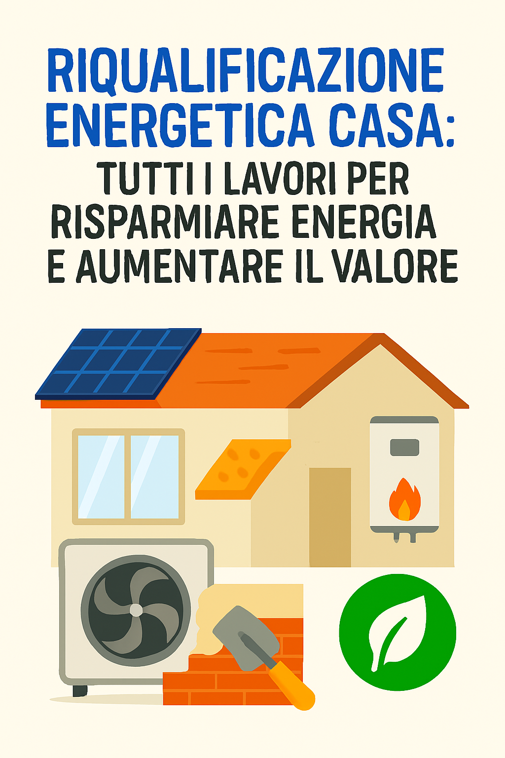 Riqualificazione energetica casa: tutti i lavori per risparmiare energia e aumentare il valore